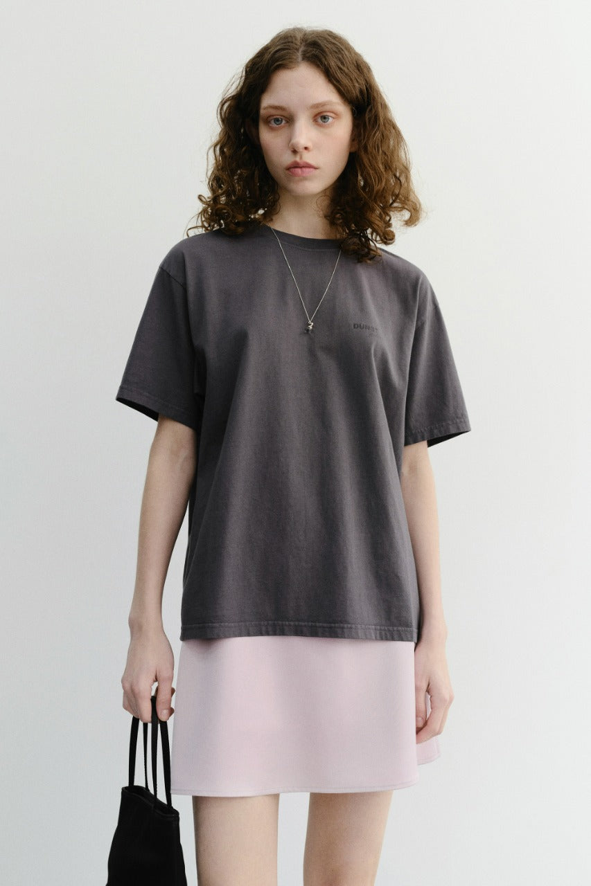 Dunst Unisex Garment Dyed T-Shirt Charcoal Grey