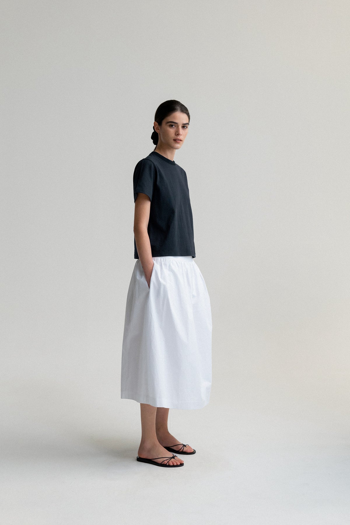 Nothing Written Mori cotton t-shirt (Black)