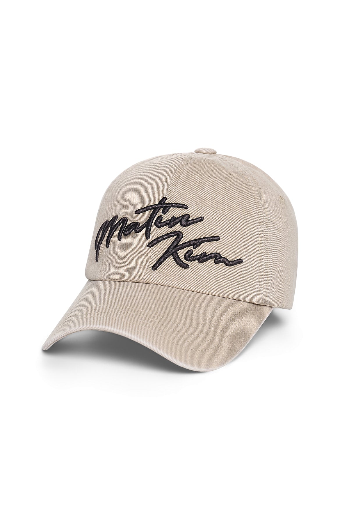 Matinkim Logo Script Ball Cap IN Beige