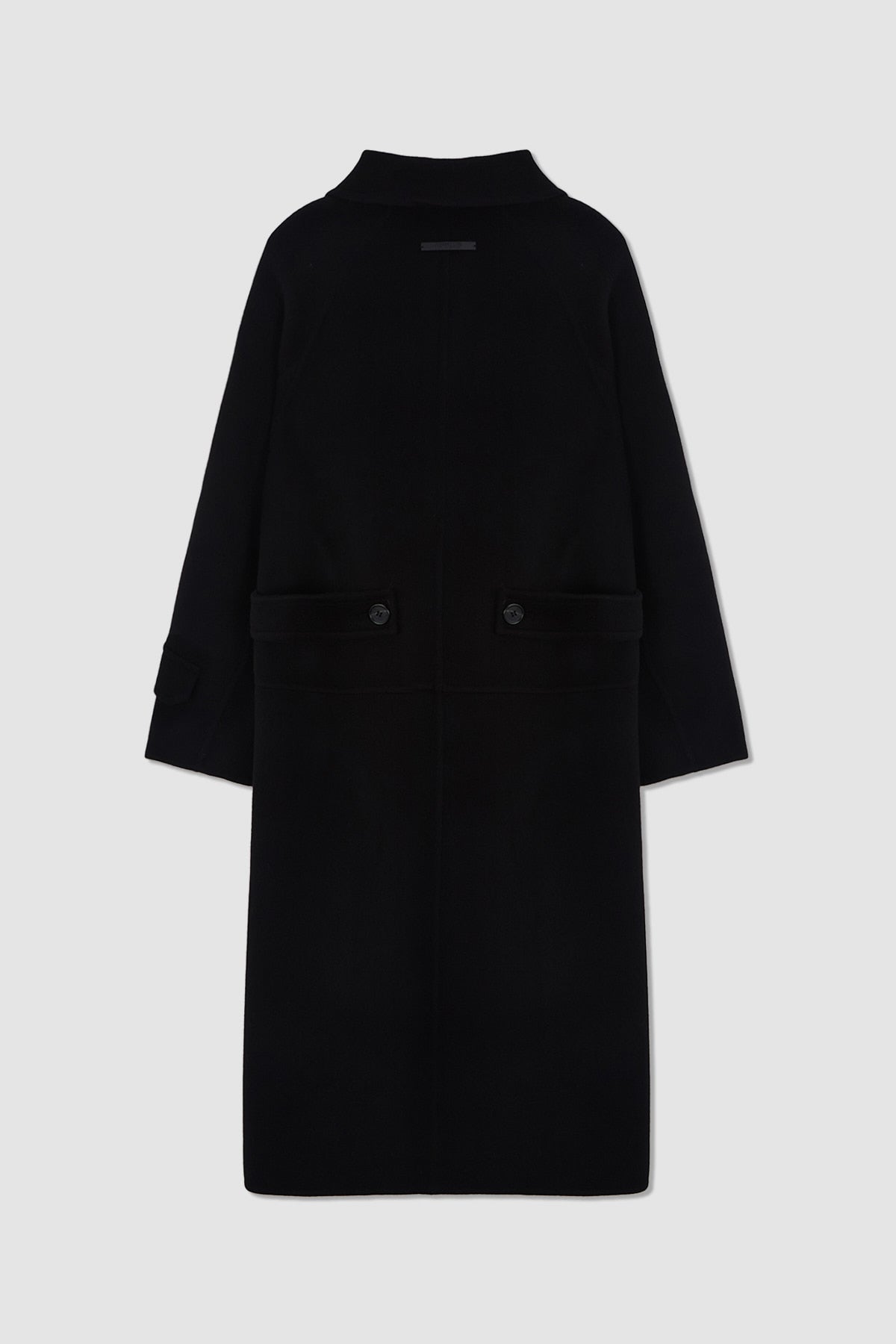 Matinkim Hand Made Belted Double Wool Coat IN Black