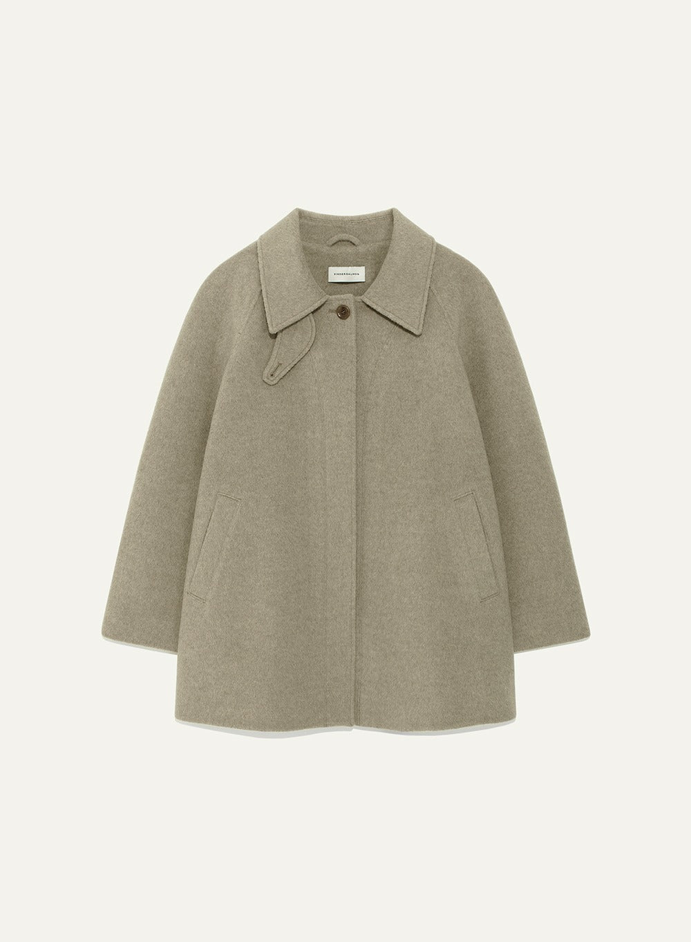 Kindersalmon Cassia Half Coat Sage Olive