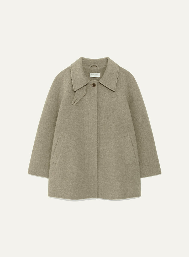 Kindersalmon Cassia Half Coat Sage Olive