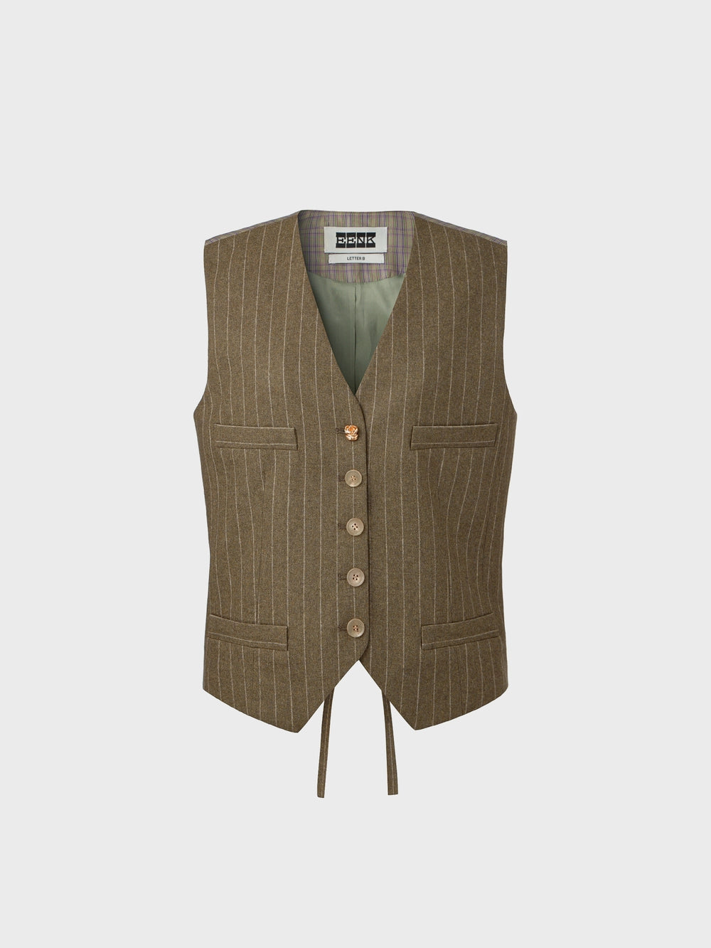 EENK Tailored Vest - Khaki