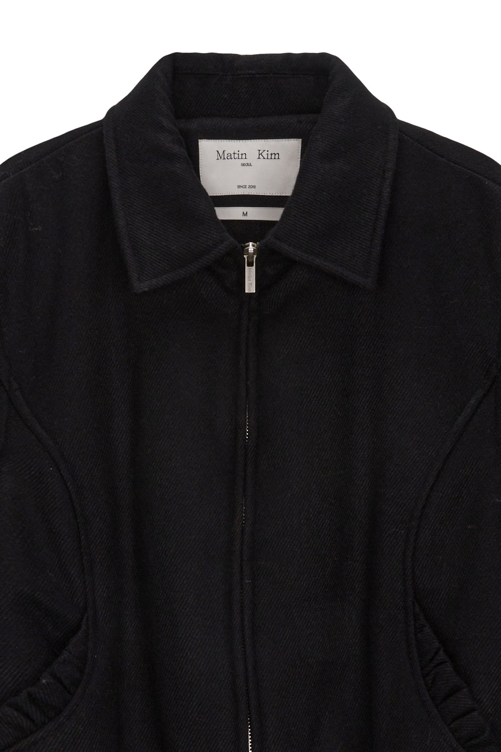 Matinkim Volume Zip UP Bomber Jumper IN Black