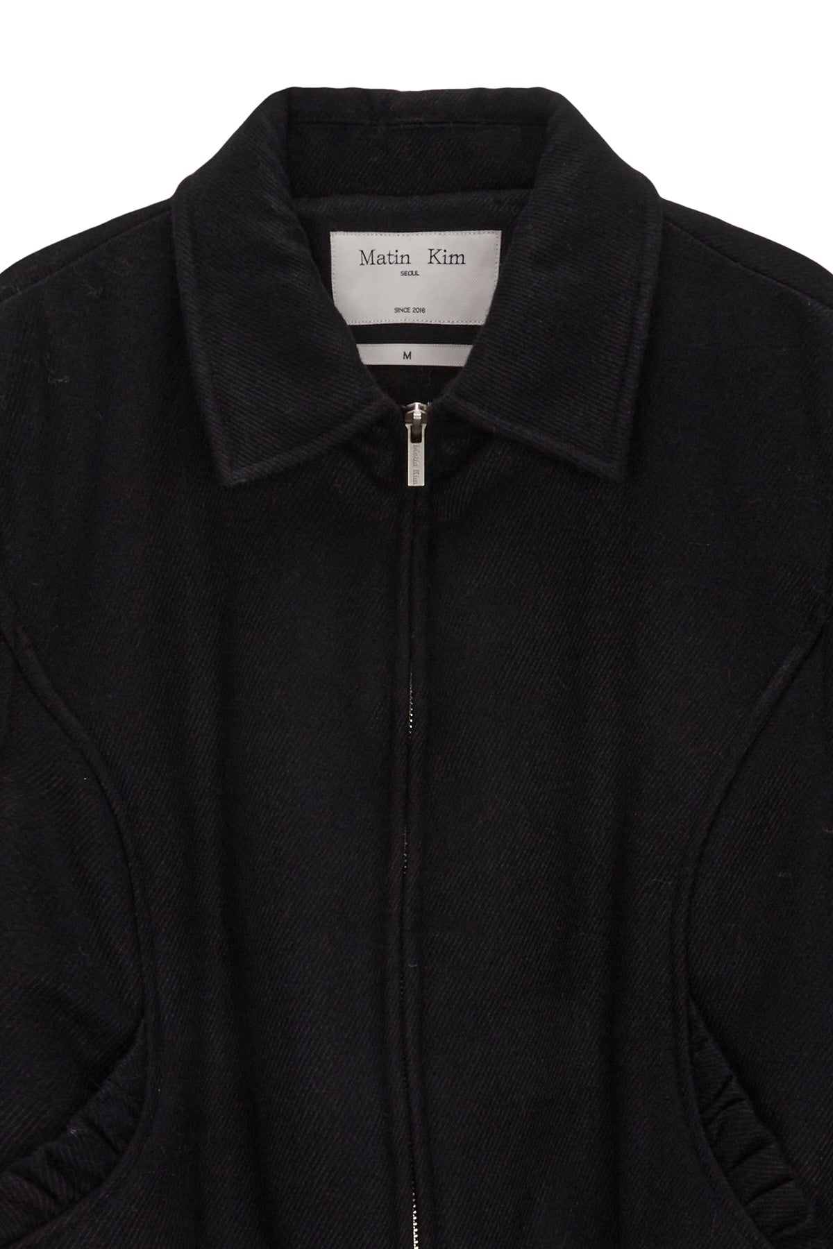 Matinkim Volume Zip UP Bomber Jumper IN Black