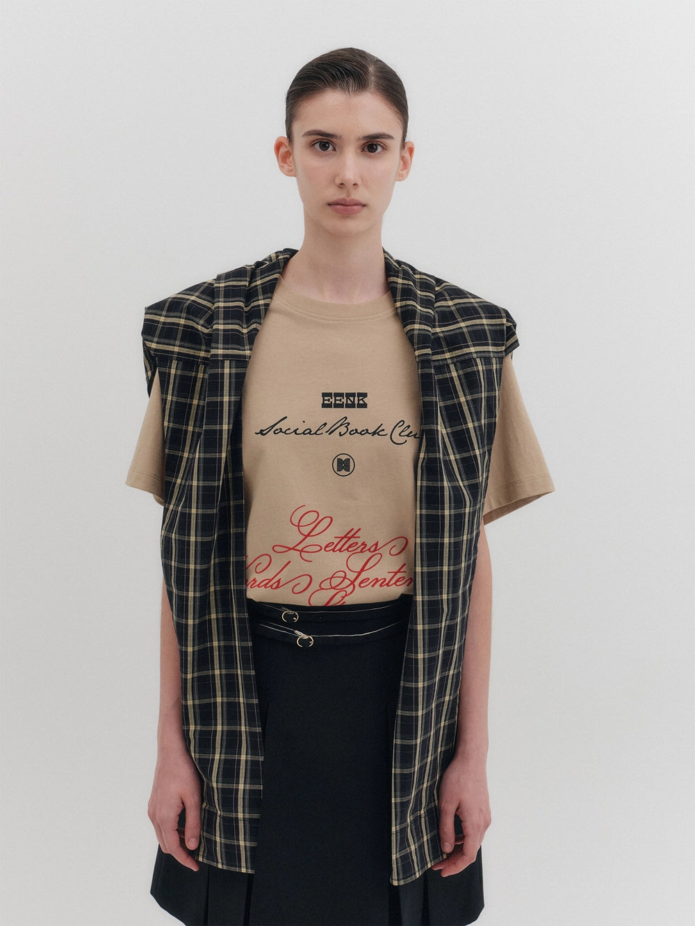 EENK Letter Project T-shirt - Beige