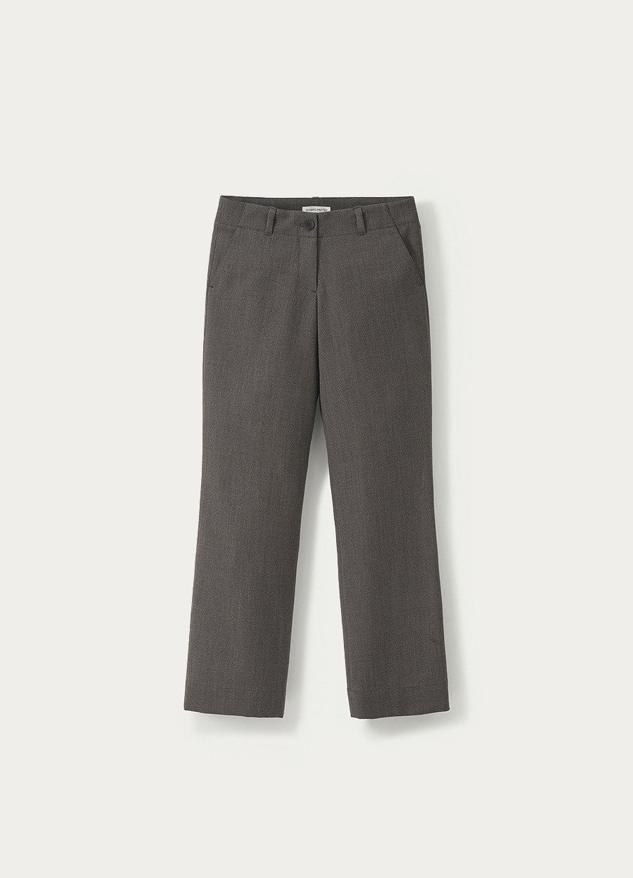 Nothing Written Ligne straight pants (Warm charcoal)