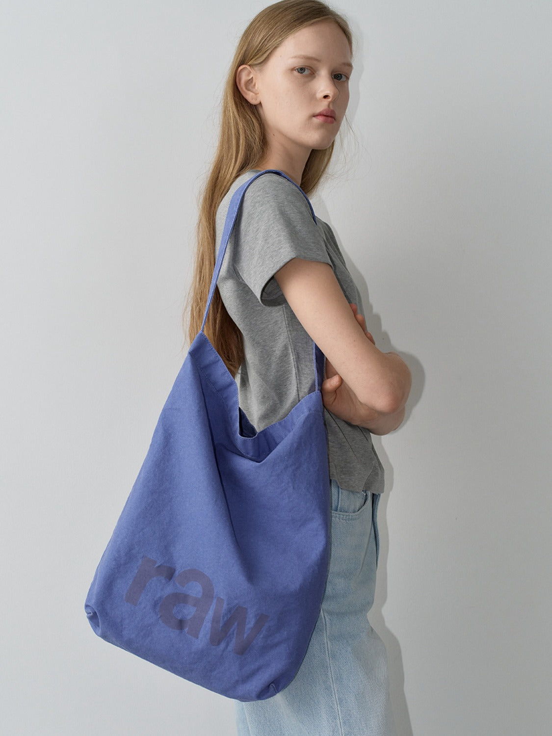 Facade Pattern Raw Vintage Cotton Bag