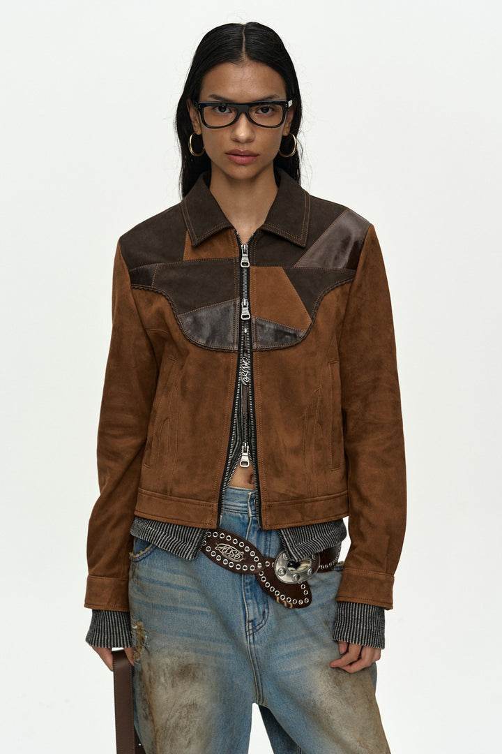 Andersson Bell Harvey Leather Patchwork Jacket