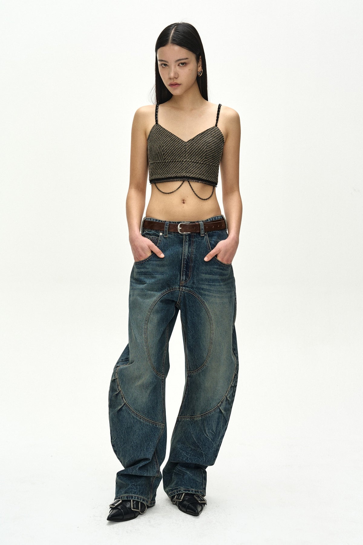 Andersson Bell Hook And Eye Curved Jeans