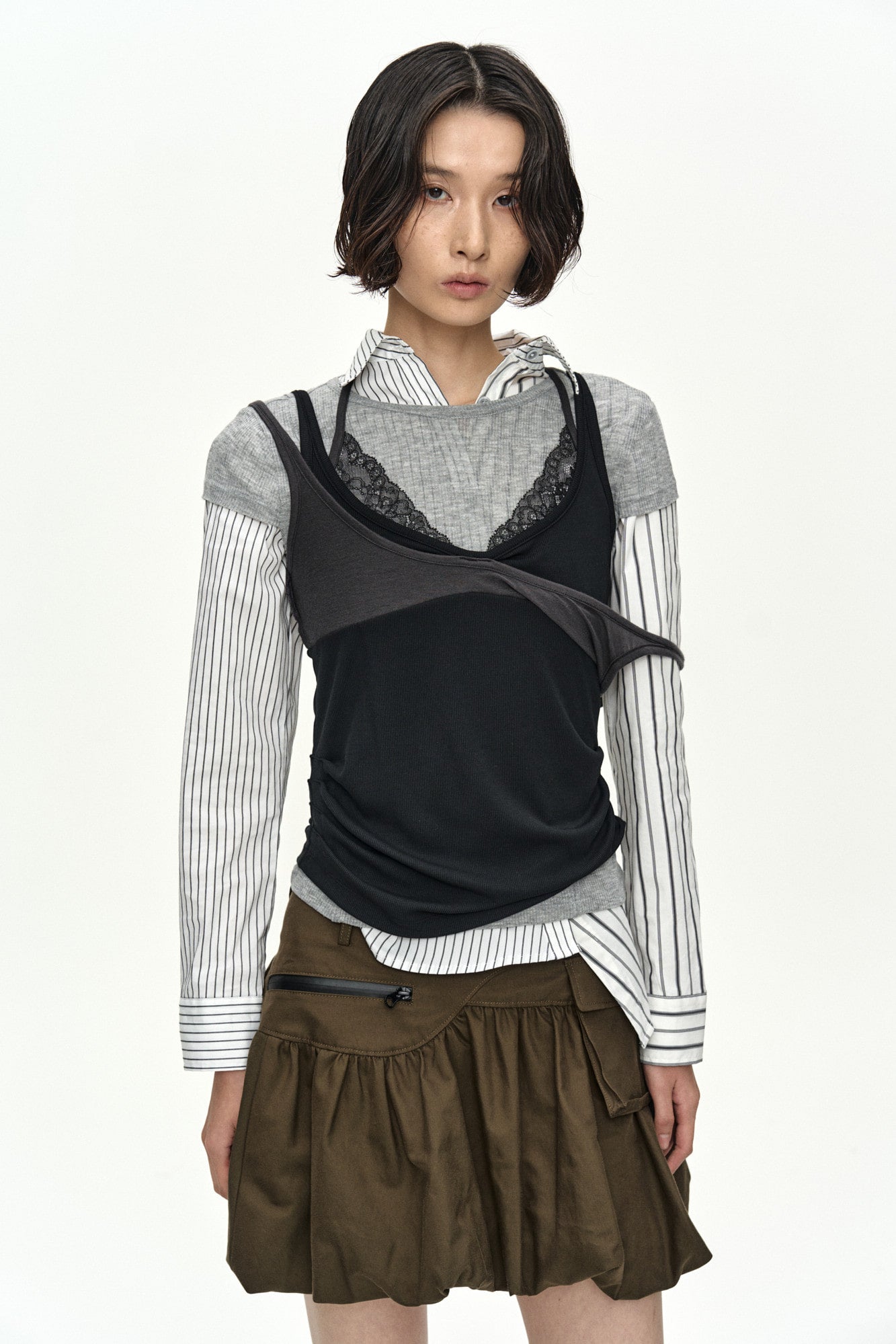 Andersson Bell Upside-Down Layered T-Shirt