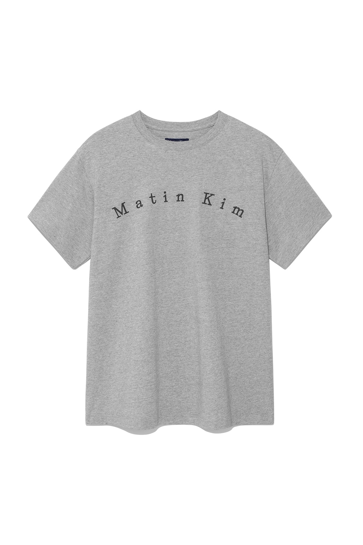 Matinkim Minimal Arch Logo Top For Men IN Grey