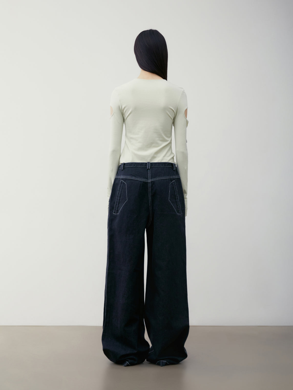 Low Classic Sleeve Hole T-Shirt Lime