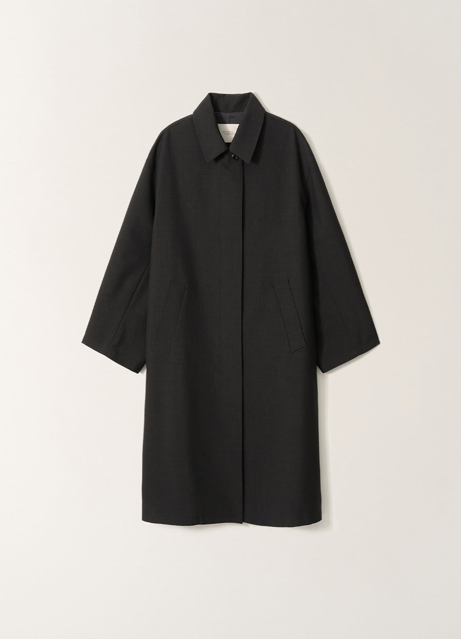 Nothing Written Covent wool coat (Deep charcoal, M)