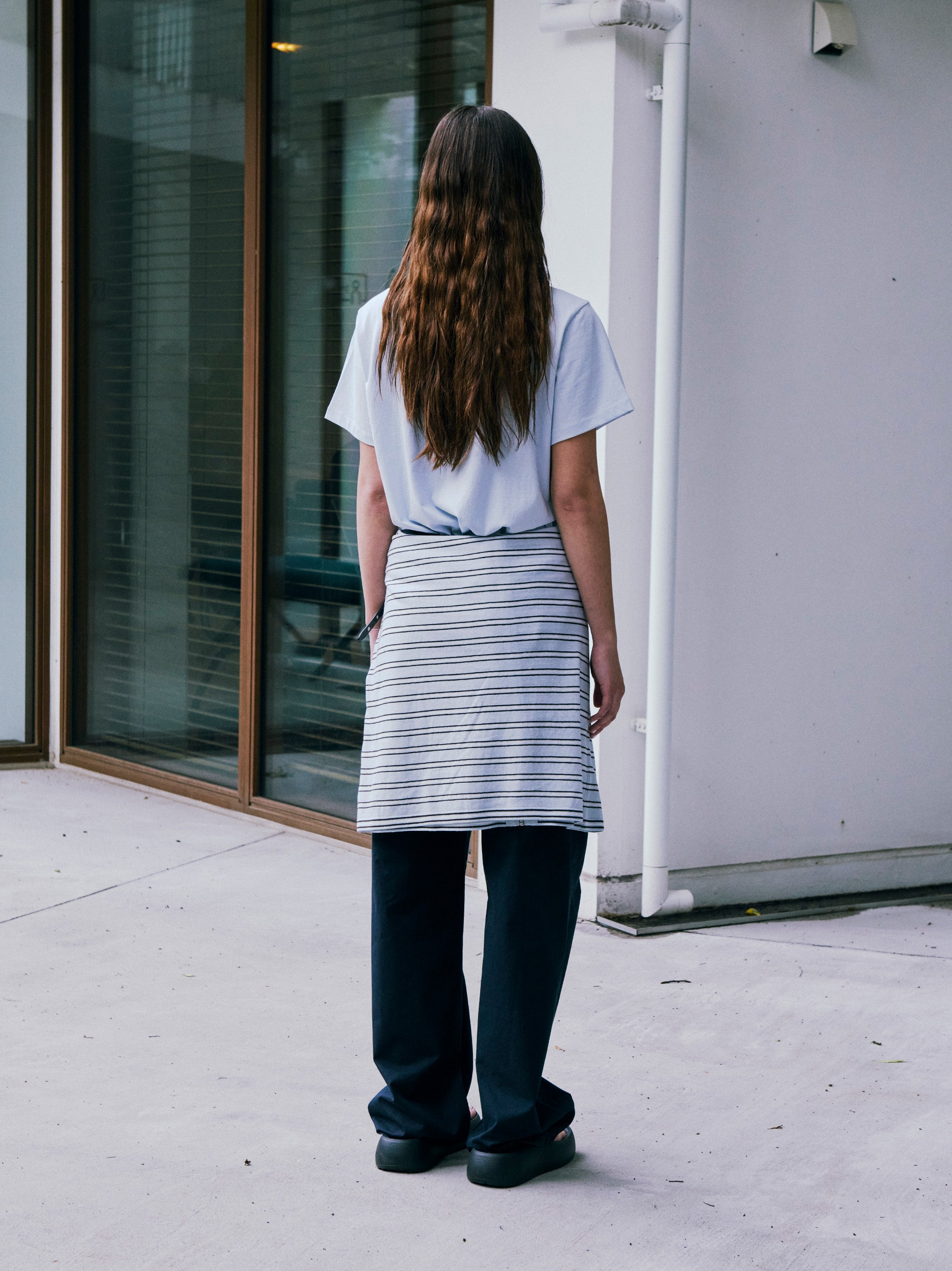 Low Classic Wave Logo T-Shirt Soft Blue