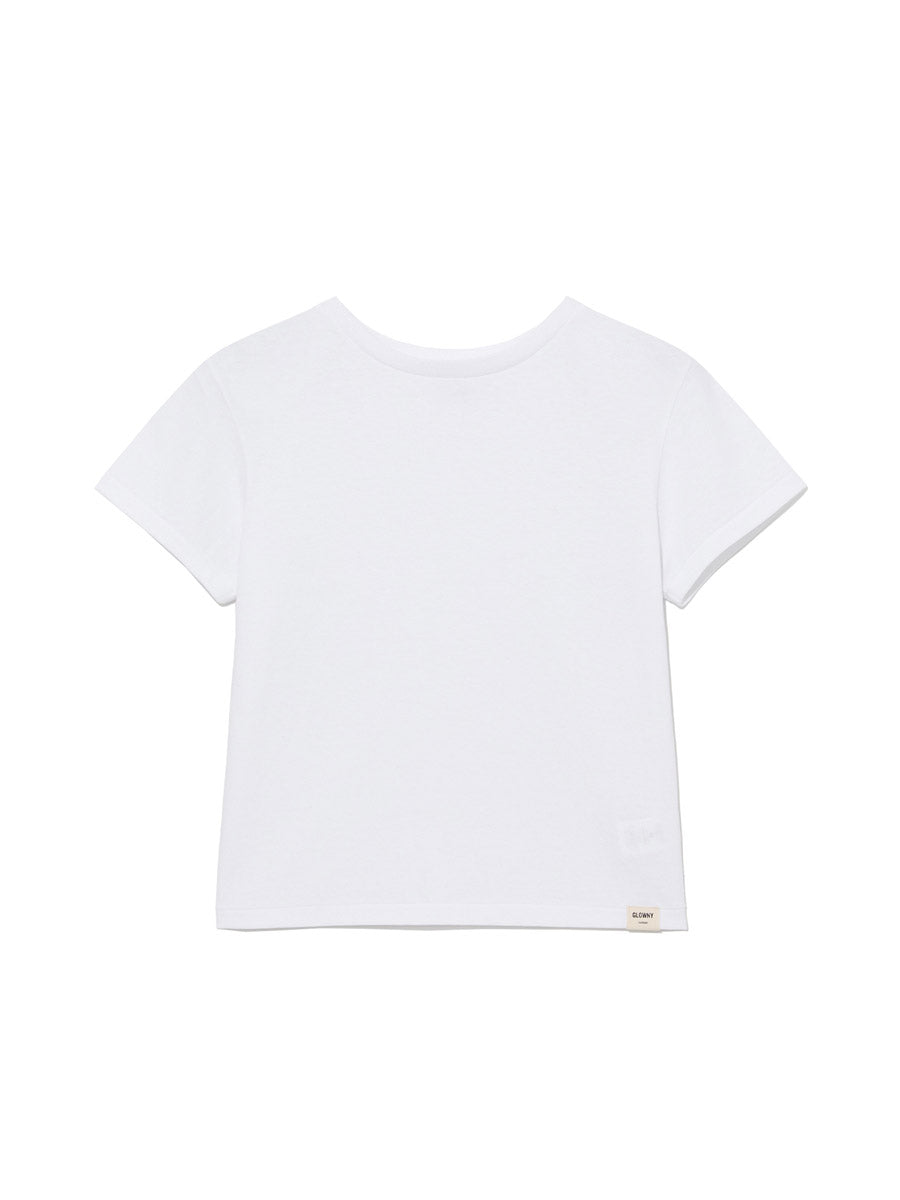 GLOWNY G Classic Tee (White)