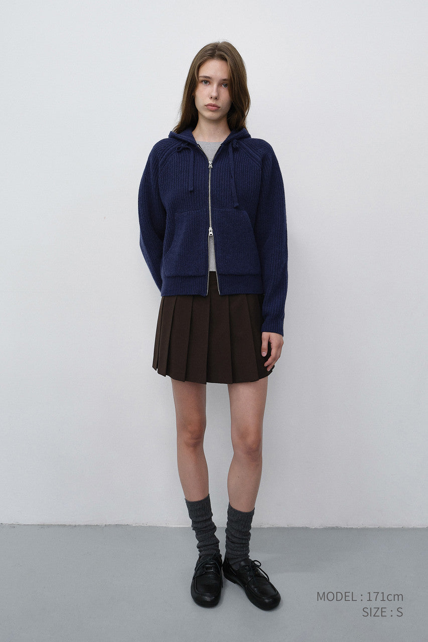 Dunst Pleats Mini Skirt Brown