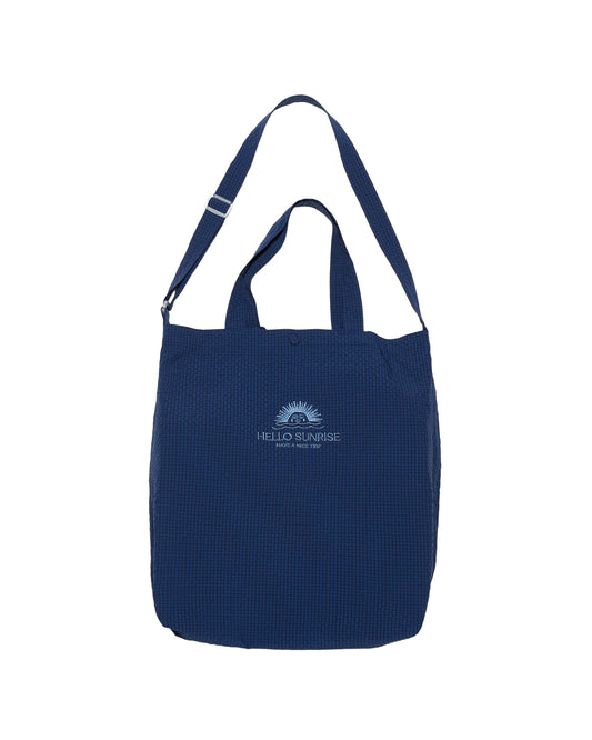HS 2way Bag_Navy Check