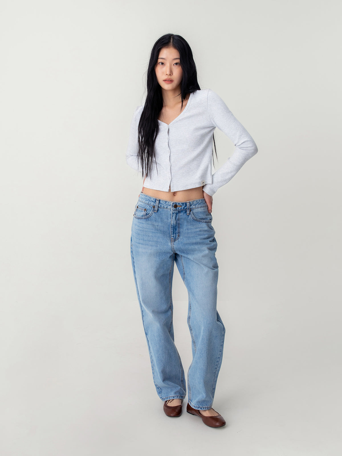 GLOWNY The Jane Jeans (Light Blue)