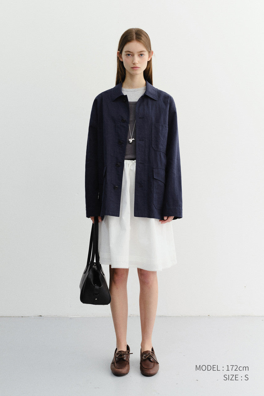 Dunst Unisex Chore Jacket Navy