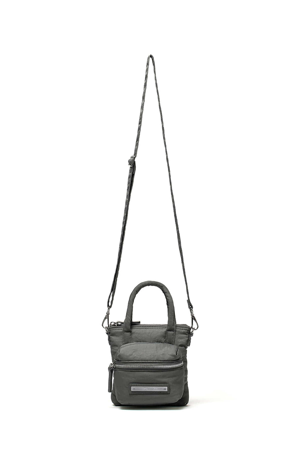 [matinkim] PADDED CARGO TWO WAY MINI BAG IN CHARCOAL