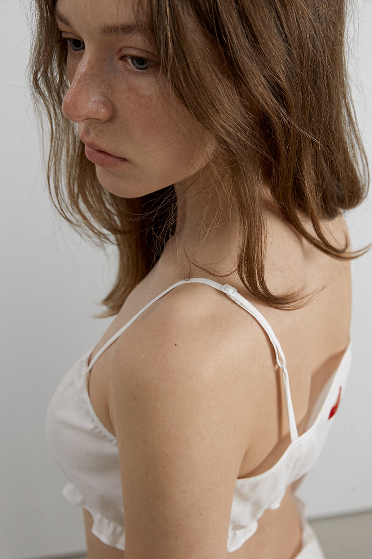Overdueflair Cotton Bra Top Red Label