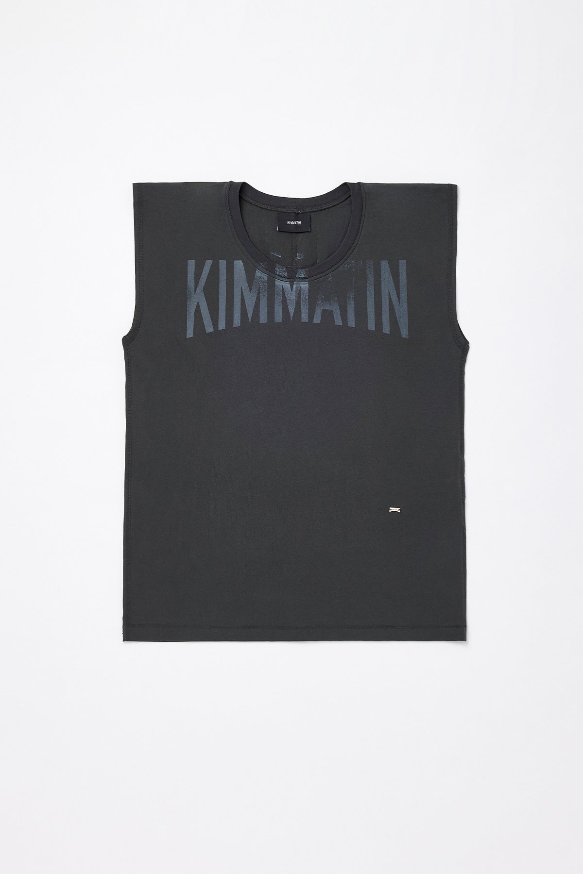 Matinkim Big Logo Sleeveless Top IN Charcoal