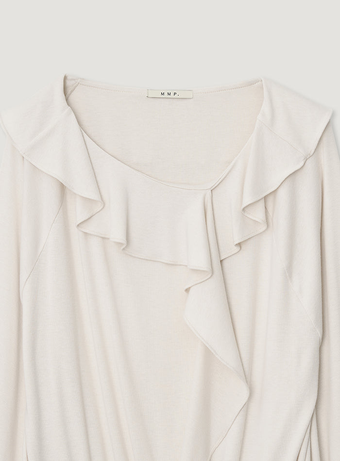Mango Maniplease Yul Frill Tee Cream