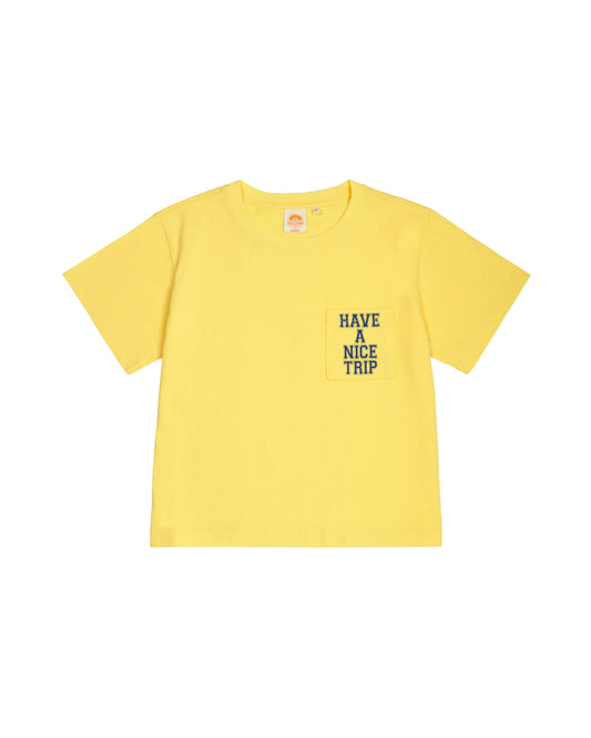 HS Pocket Shorts Sleeve Tee(W)_Yellow