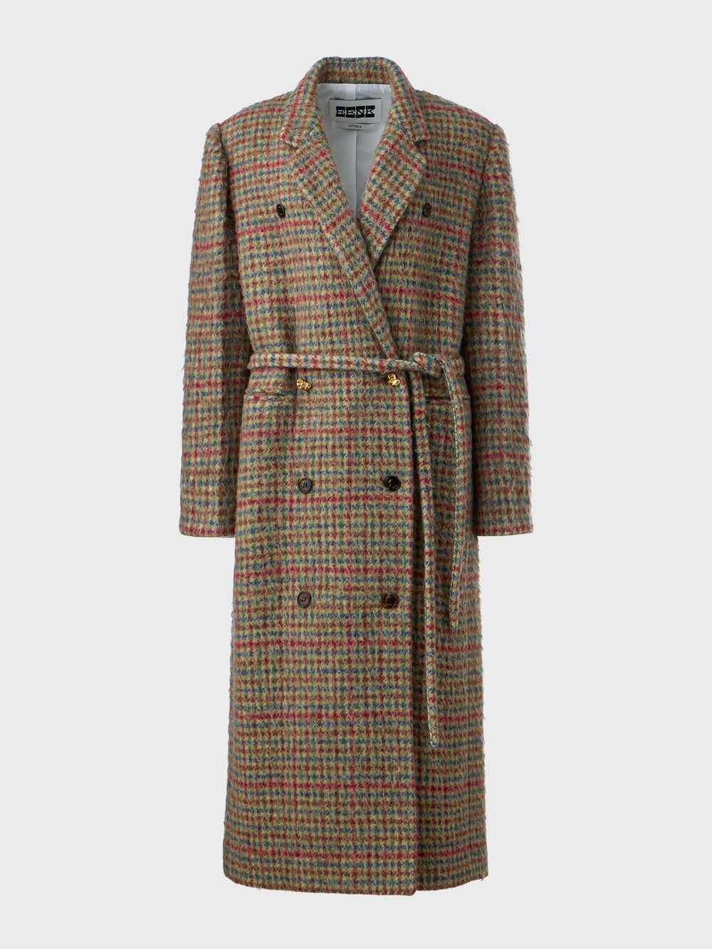 EENK Tailored Belted Long Coat - Multi