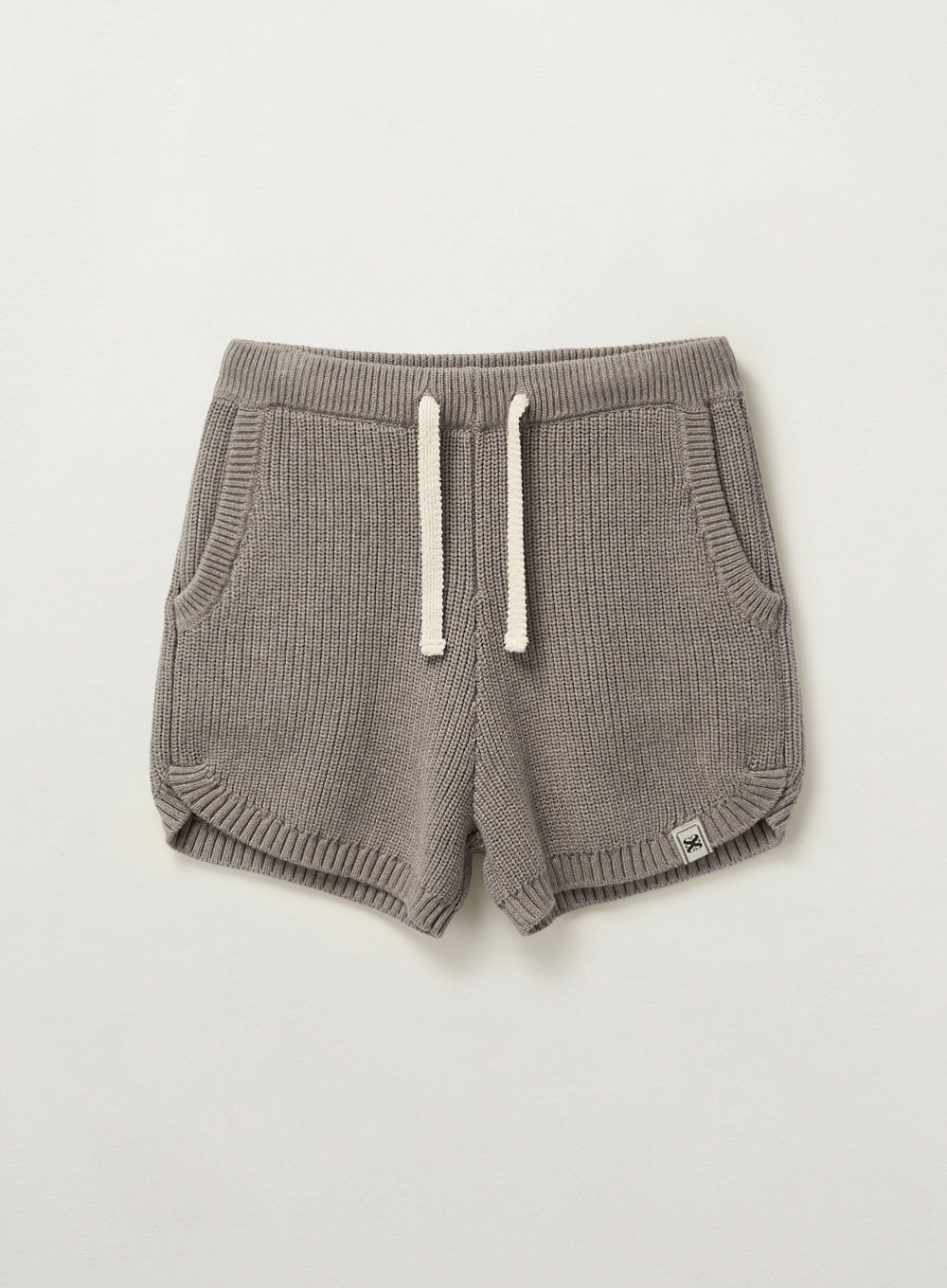 [satur] (W) Cashmere Blend Knit Shorts - Taupe Brown