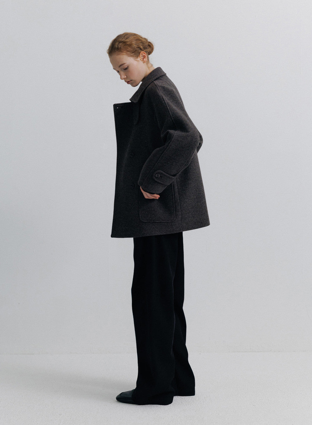 Kindersalmon Metis Alpaca Coat Dried plum