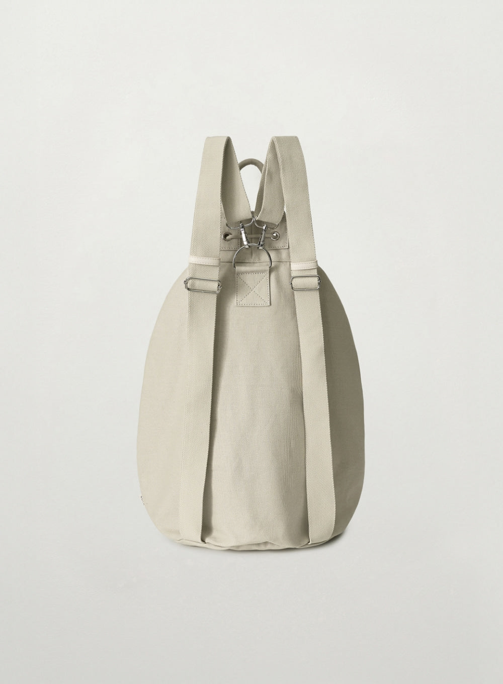 satur Canvas Draw String Bag - Light Khaki - View 2
