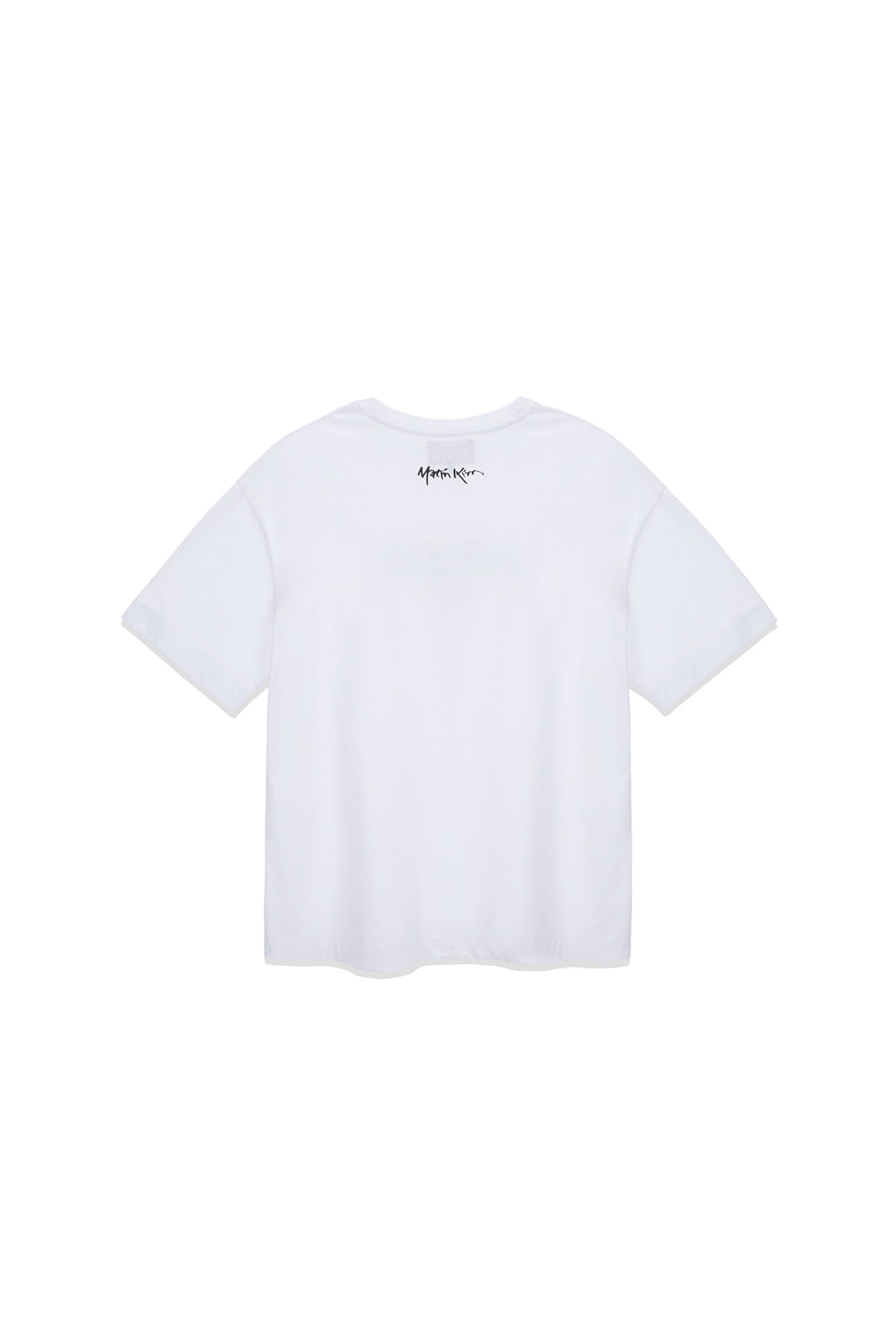 [matinkim] HANGEUL BIG LOGO POINT TOP IN WHITE