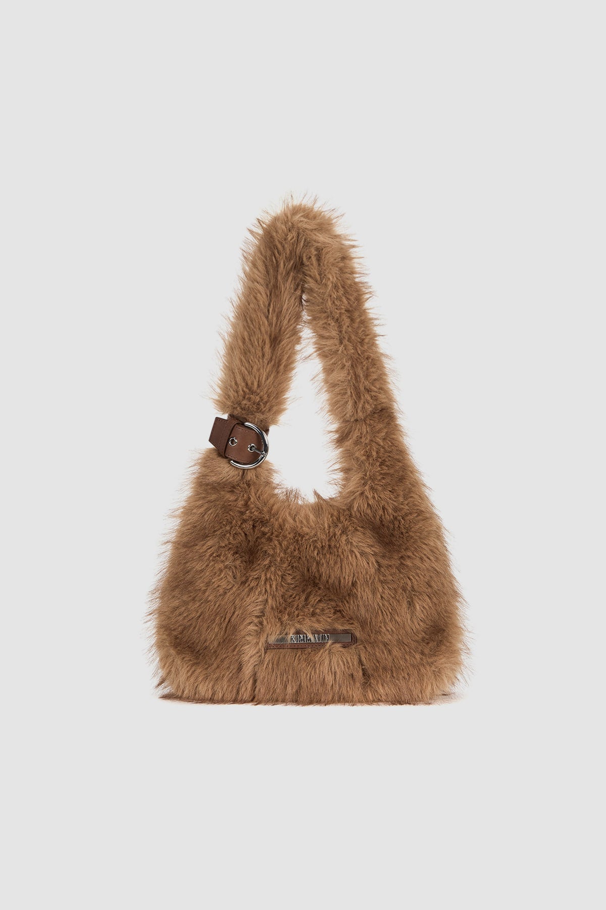 Matinkim Fur Triangle Mini Bag IN Brown