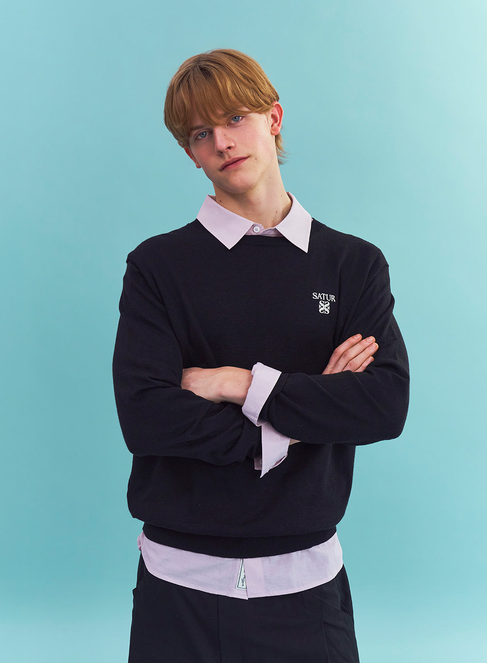 Satur Seersucker Pocket Shirt - Pink