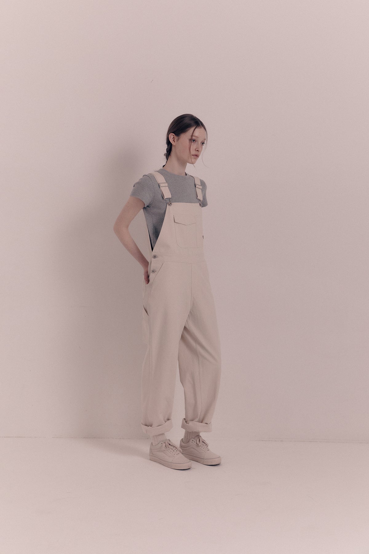 Nothing Written Toffe cotton overall (Cream)