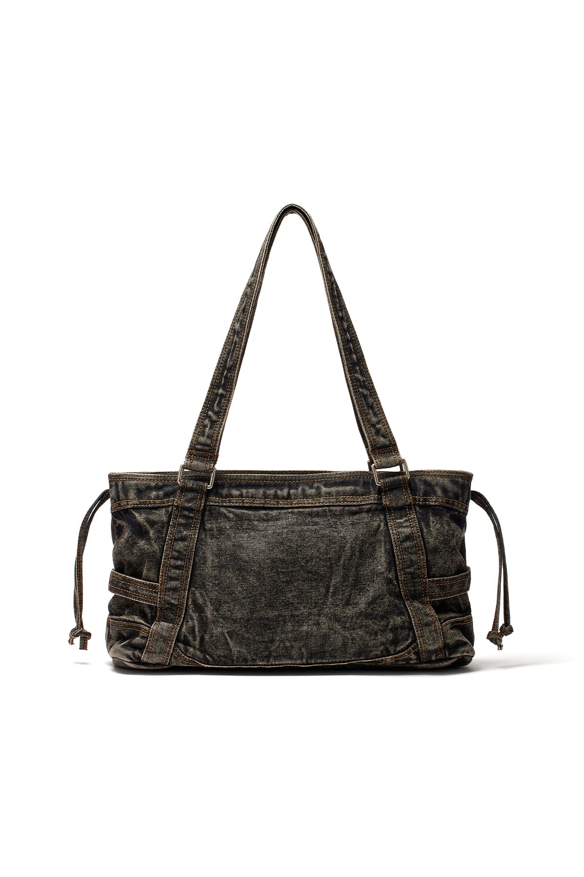 matinkim Matinkim Matin Washed Denim Square Bag IN Light Blu – ETA