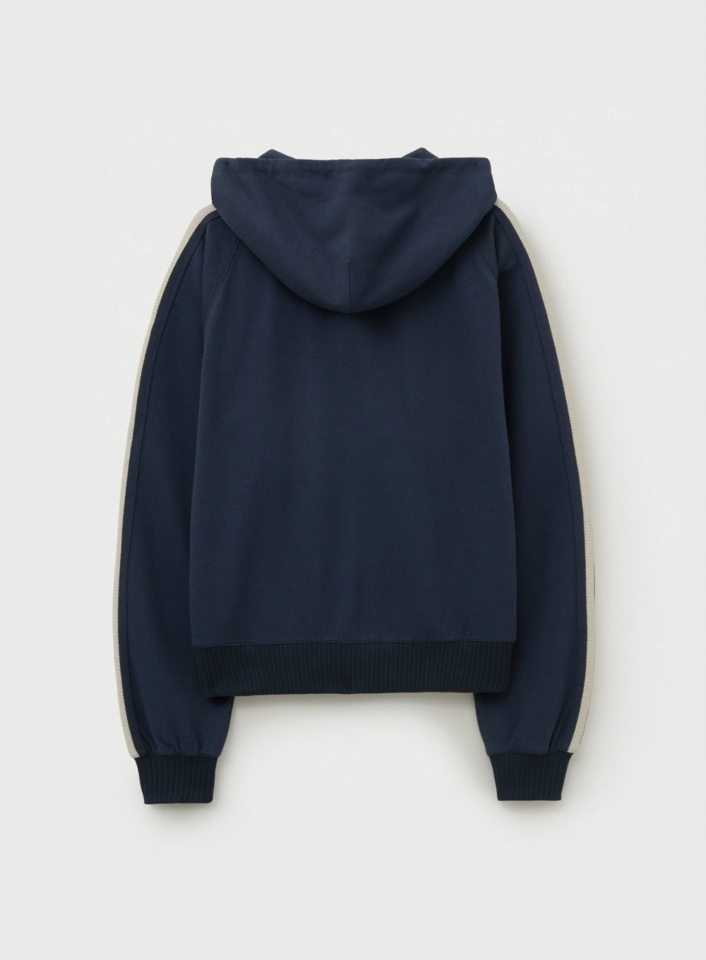 [satur] Lawton Loose Fit Hood Zip-up - Navy