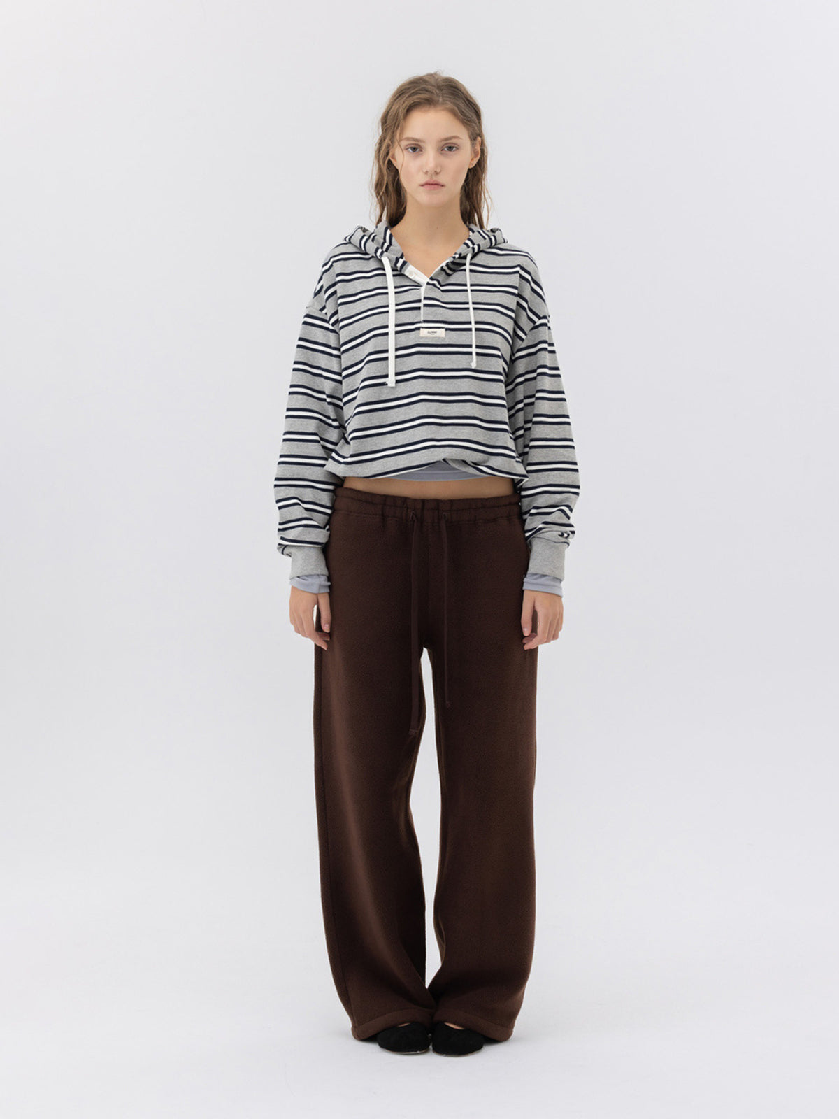 GLOWNY G Fleece Pants (Brown)