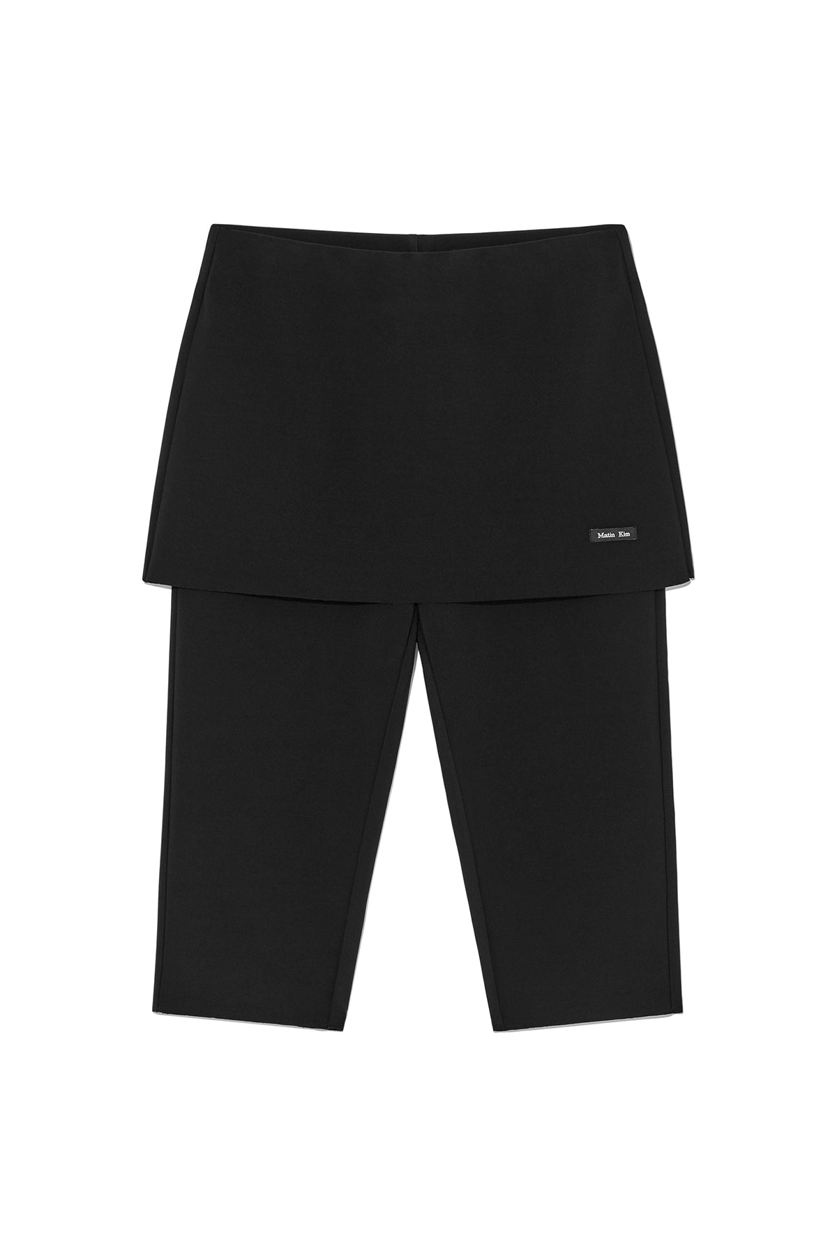 Matinkim Banding Capri Skirt Pants IN Black