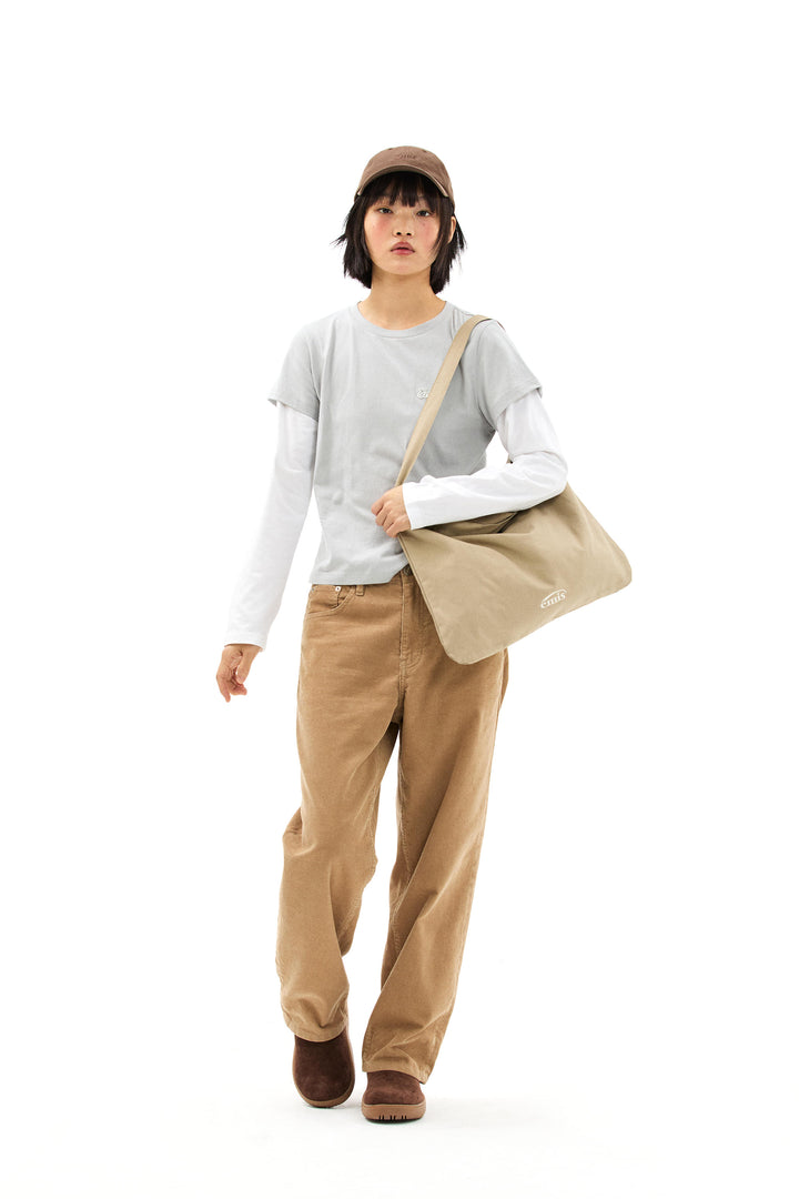 Emis Layered LS T-Shirt-Light Gray