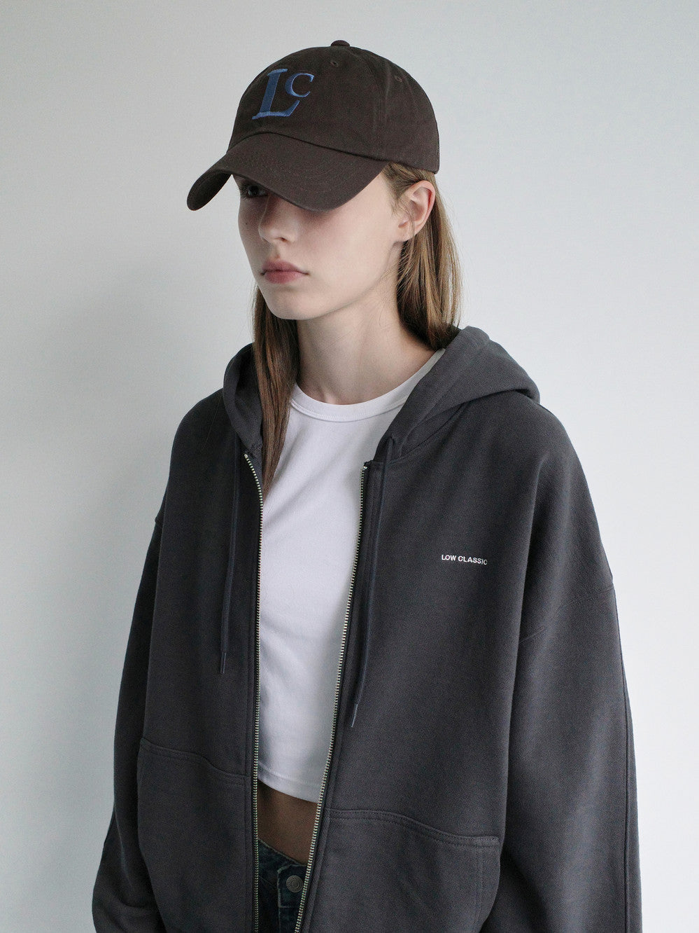 Low Classic Lc Logo Ball Cap Brown