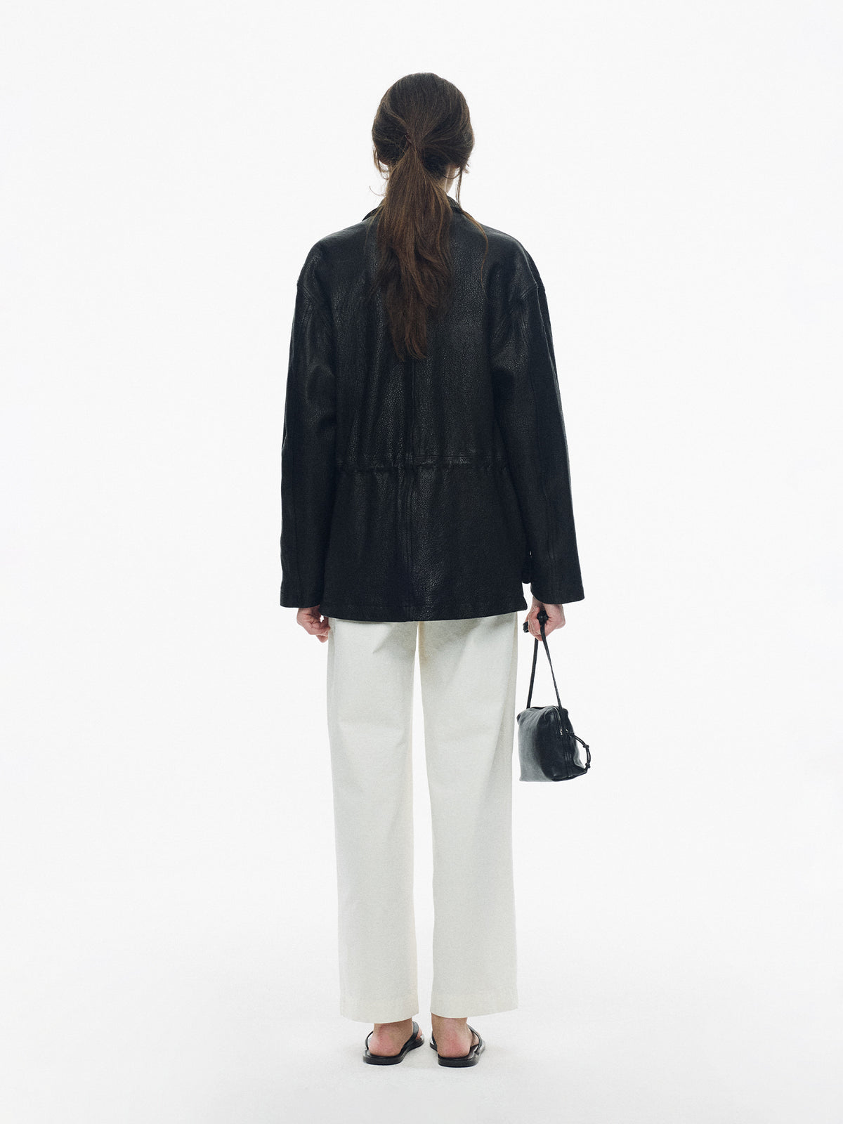 Nothing Written Arden leather jacket (Black, W) (Pre-order, ships from Oct 26)