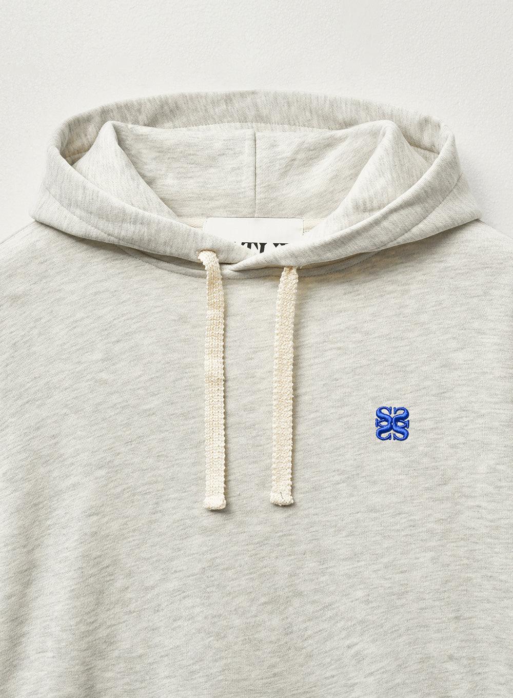 [satur] (W) Classic Small Logo Rivet Hoodie - Art Blue