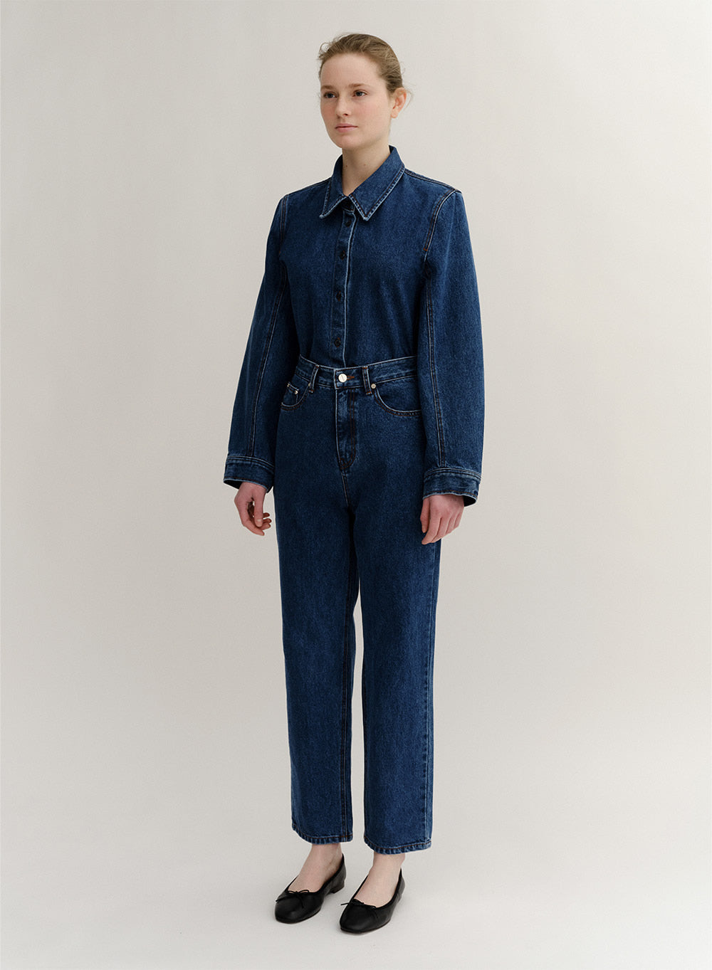 Kindersalmon Ceres Blue Denim Shirt