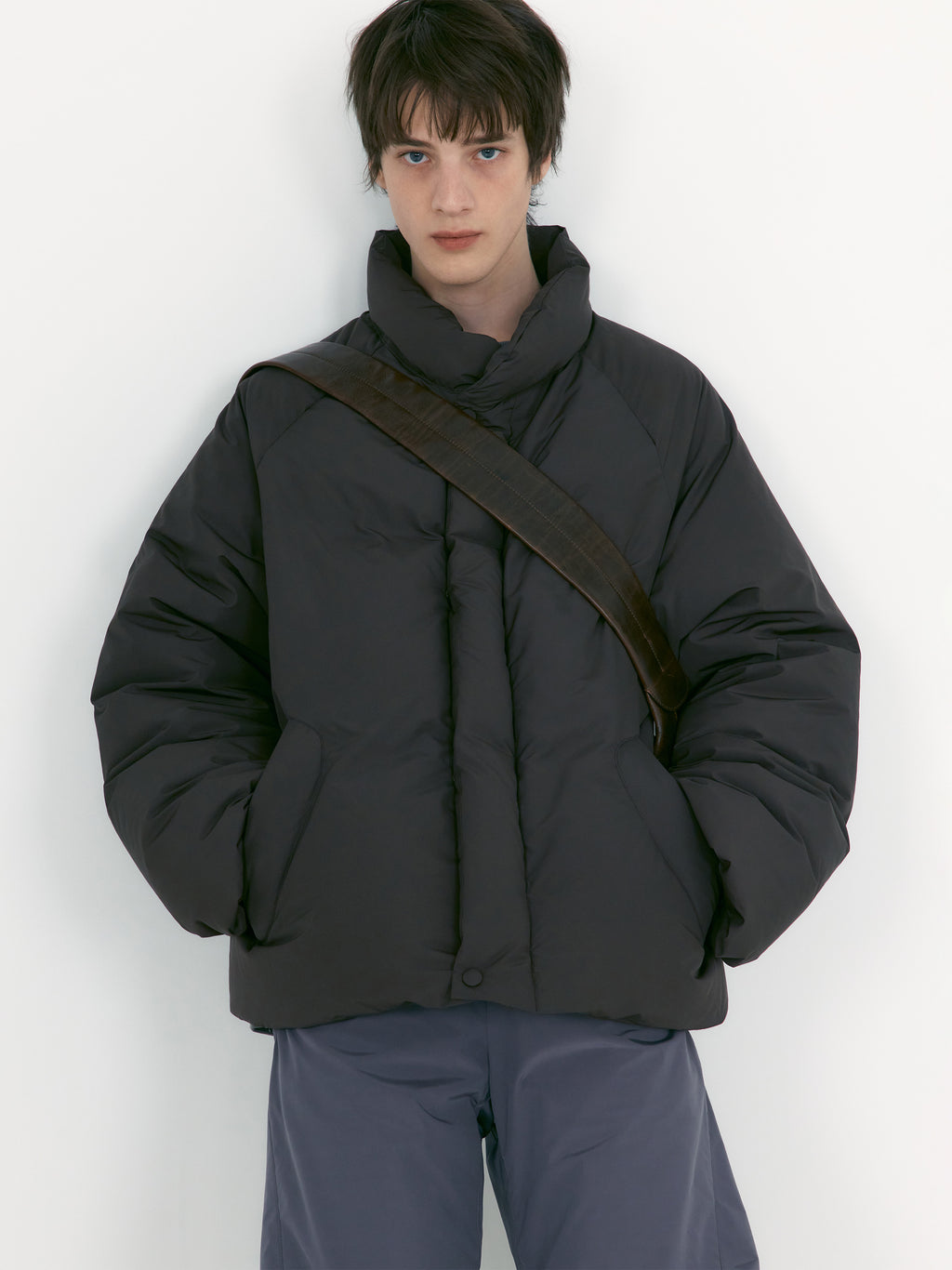 [low_classic] Removable Fur Collar Down Jacket
Brown