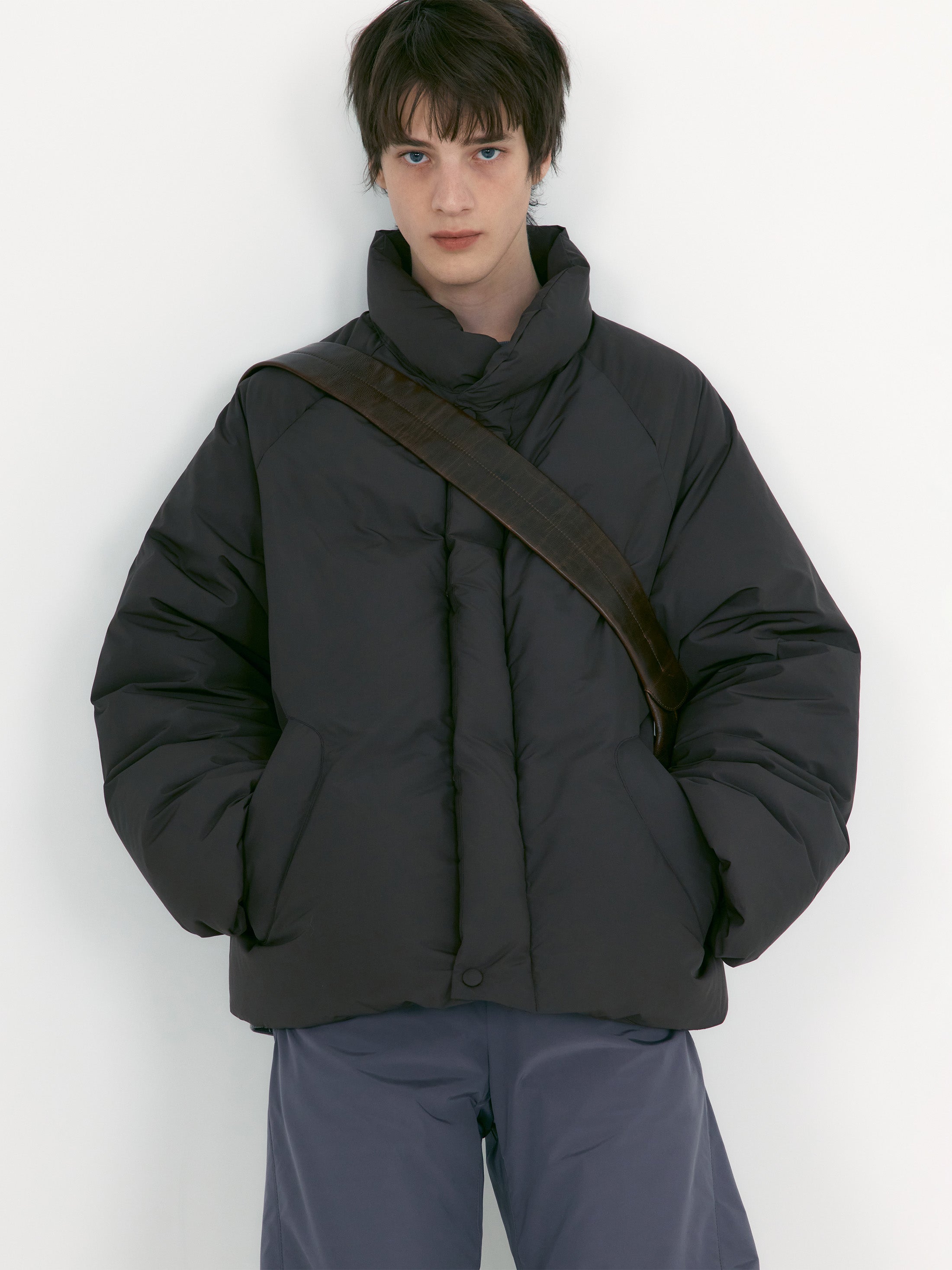 [low_classic] Removable Fur Collar Down Jacket
Brown