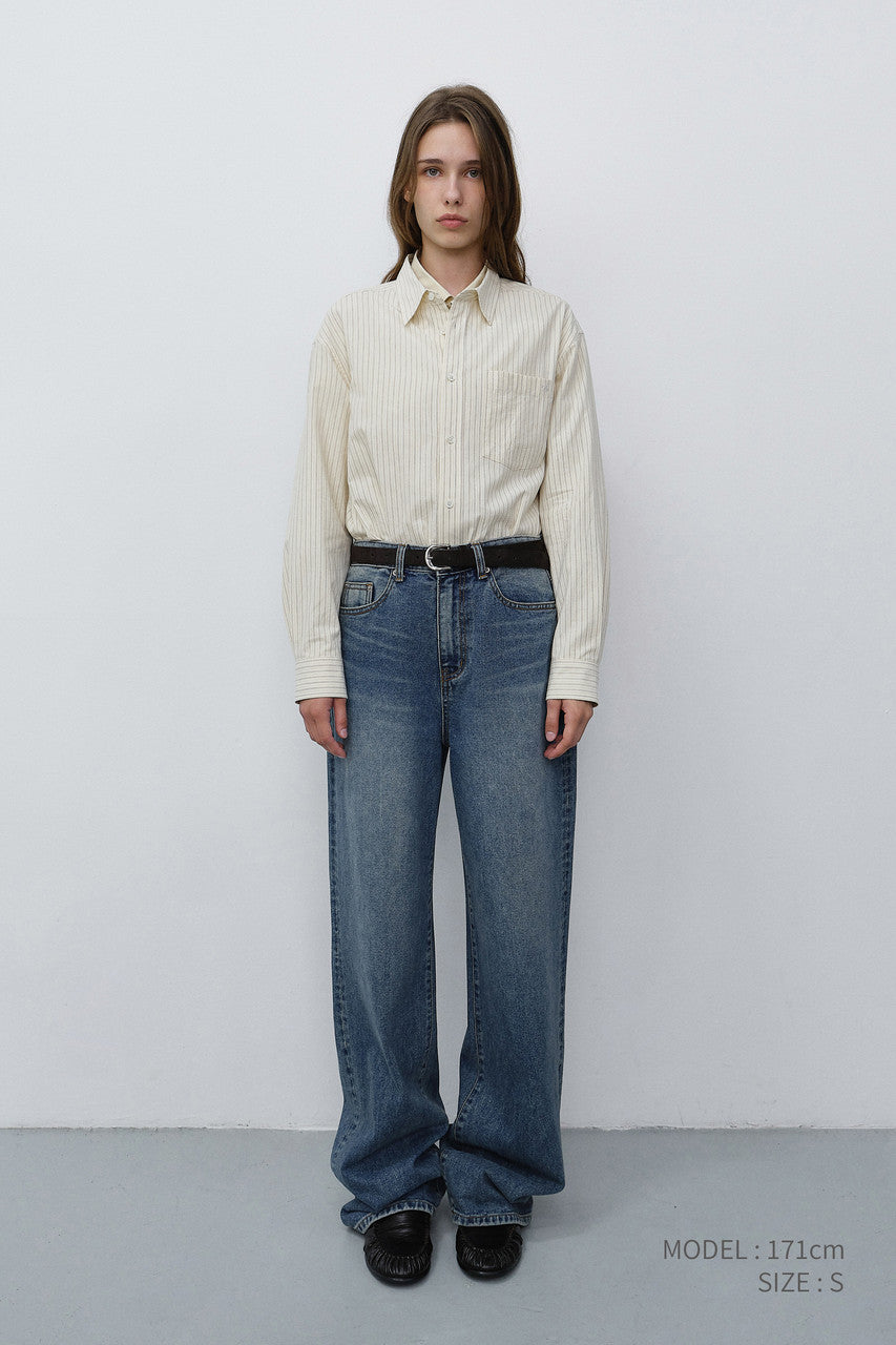 Dunst Wide Jeans Classic Blue