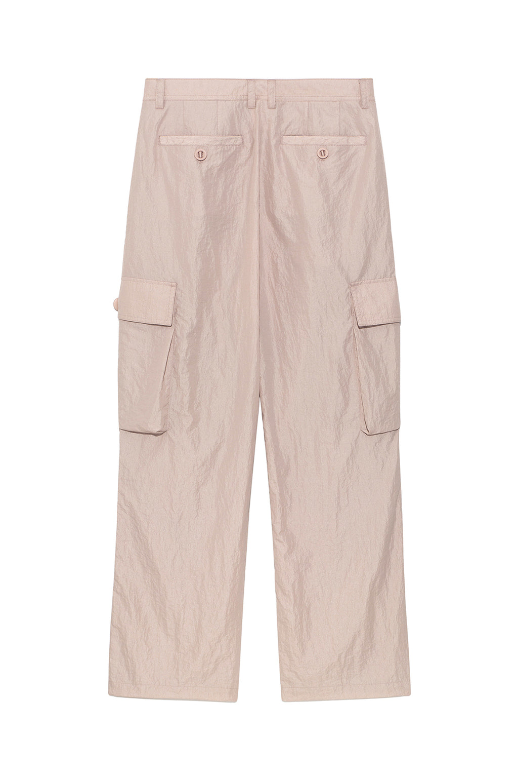 Matinkim String Nylon Cargo Pants IN Light Pink